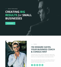 Business coach, consultant web design