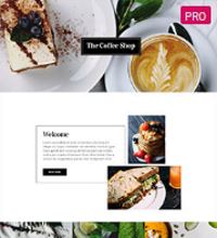 Coffee Shop Barista website design